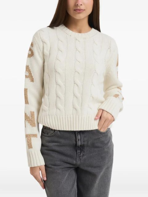 MC2 Saint Barth cable-knit sweater - Neutrals - zdjęcie produktu nr 1