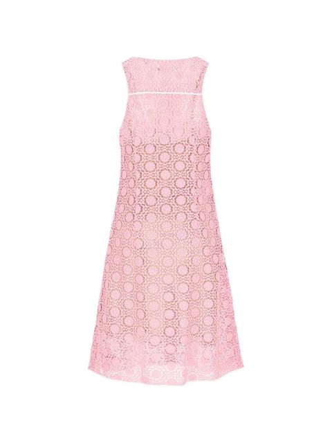 Miu Miu floral-motif midi dress - Pink - zdjęcie produktu nr 2