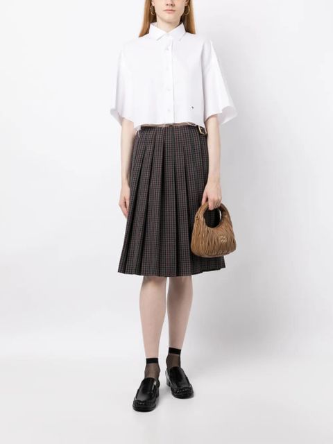 Miu Miu Wander matelassé shoulder bag - Brown - zdjęcie produktu nr 2