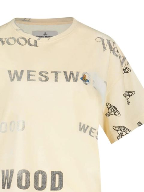 Vivienne Westwood orb-logo cotton shirt - Yellow