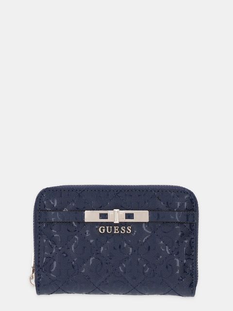 Guess portfel IDRA damski kolor granatowy SWGG81 57140 - zdjęcie produktu nr 1