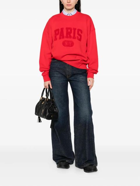 Maje paris-embellished sweatshirt - Red - zdjęcie produktu nr 2