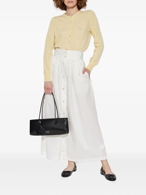 Posse button-front wool cardigan - Yellow - zdjęcie produktu nr 2