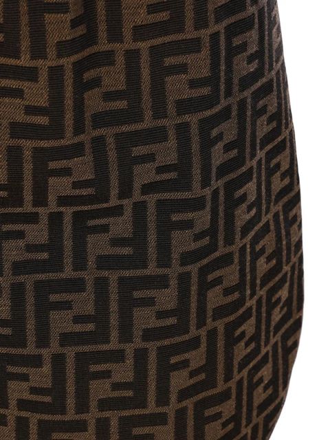 FENDI FF-motif shorts - Brown