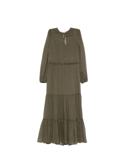 TWINSET tiered-ruffled maxi dress - Green - zdjęcie produktu nr 1