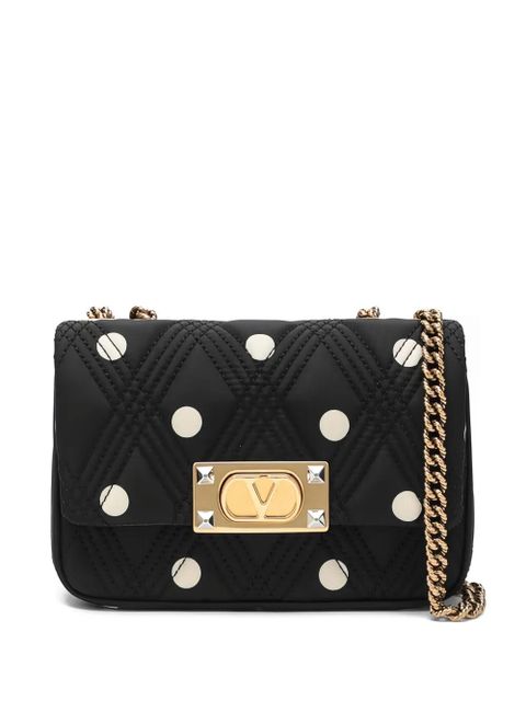 Valentino Garavani Quiltie 67 polka-dot cross body bag - Black - zdjęcie produktu nr 1