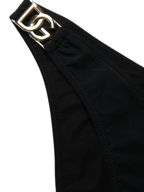 Dolce & Gabbana logo-detail bikini bottoms - Black