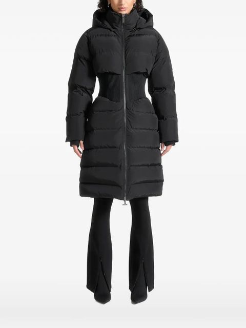 Manière De Voir Mira corset-detail coat - Black - zdjęcie produktu nr 1