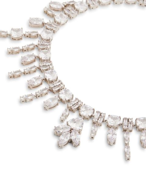 Rabanne rhinestone-embellished necklace - Silver - zdjęcie produktu nr 2