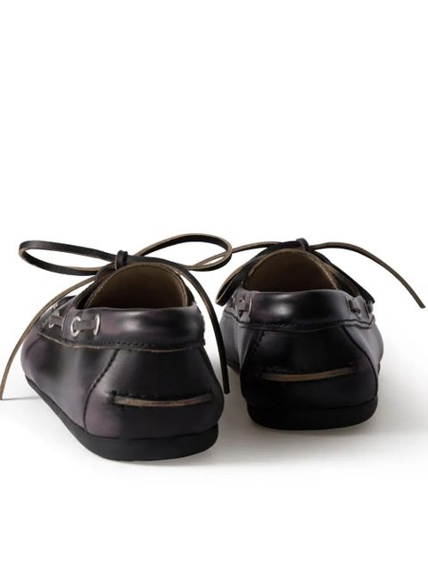 Miu Miu leather loafers - Black - zdjęcie produktu nr 2