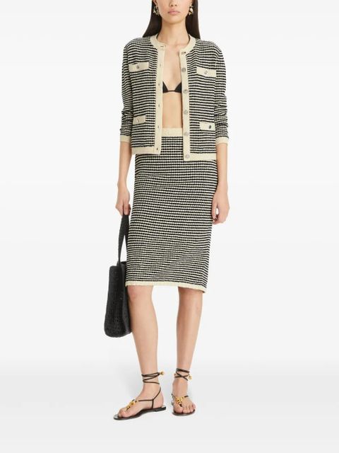 Tory Burch Kendra cardigan - White - zdjęcie produktu nr 2