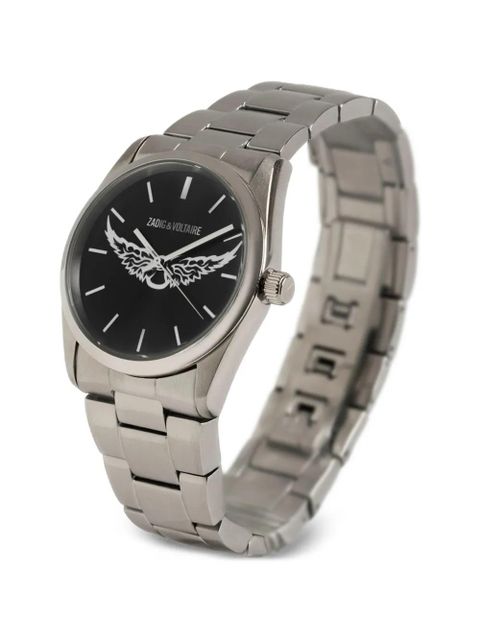 Zadig&Voltaire Wings steel watch - Black