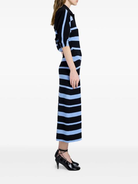 Proenza Schouler Solana midi dress - Blue