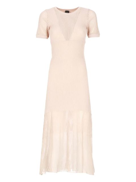 PINKO rib-knit pleated midi dress - zdjęcie produktu nr 1