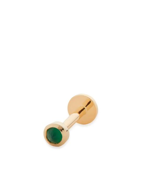 Monica Vinader 9K yellow gold Mini Gem onyx earring - zdjęcie produktu nr 1