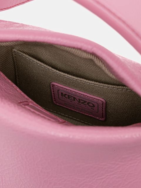 Kenzo torebka skórzana kolor różowy FF62SA808L02