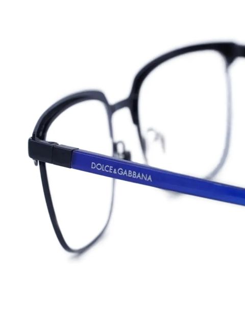 Dolce & Gabbana square full-rim glasses - Black