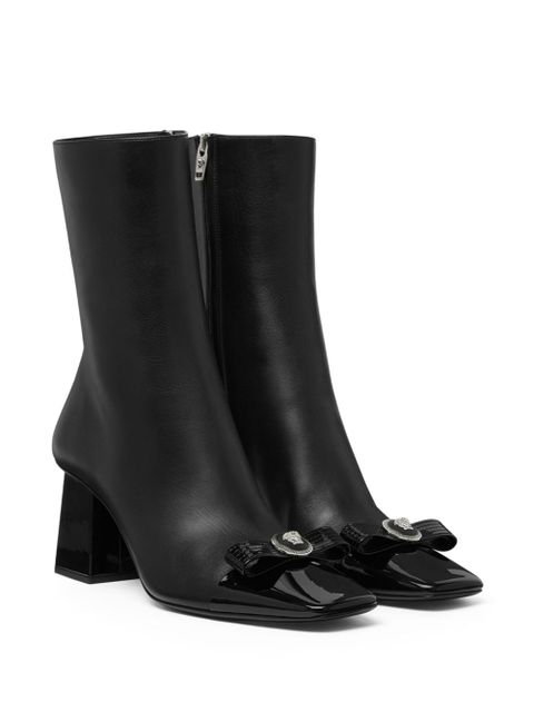 Versace Gianni Ribbon 70mm ankle boots - Black - zdjęcie produktu nr 2