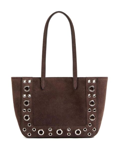 Valentino Garavani mini Nellcote embroidered tote bag - Brown
