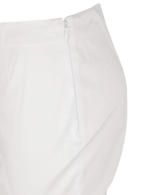 Prada high-waisted tapered trousers - White