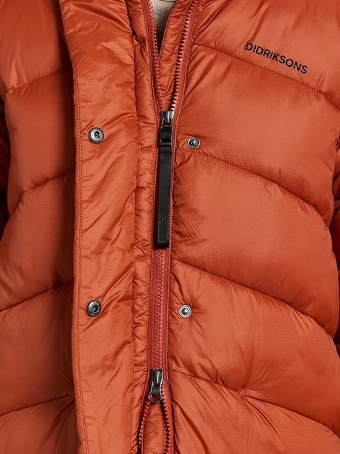 Didriksons kurtka MARION kolor pomarańczowy zimowa oversize 505921