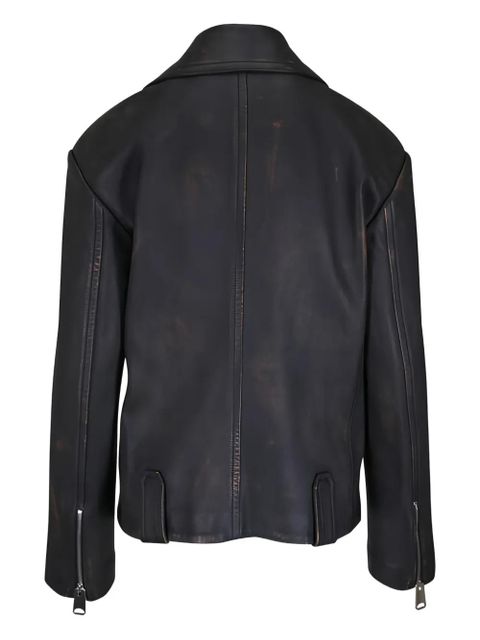 KHAITE Catalina leather jacket - Black - zdjęcie produktu nr 2