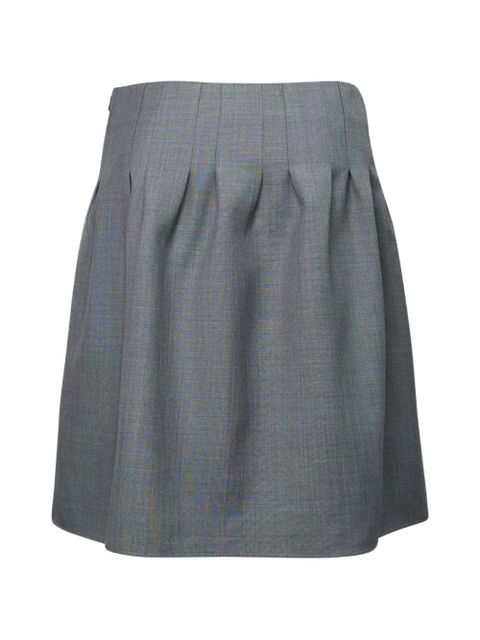 SHUSHU/TONG low-waist pleated skirt - Grey - zdjęcie produktu nr 2
