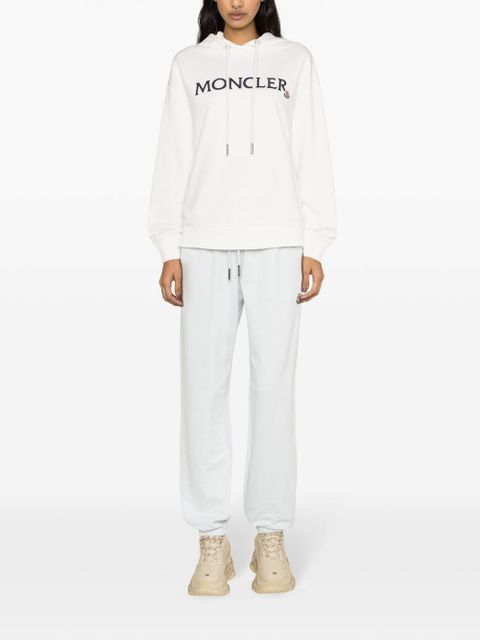 Moncler mid-rise logo-patch track pants - Blue - zdjęcie produktu nr 2