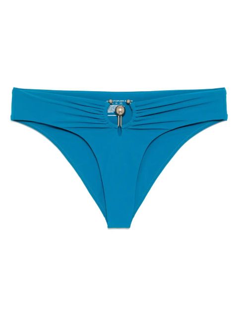 Christopher Esber ruched orbit high brief - Blue - zdjęcie produktu nr 1