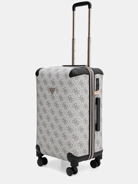 Guess walizka BERTA MEDIUM kolor szary TWOB86 88982