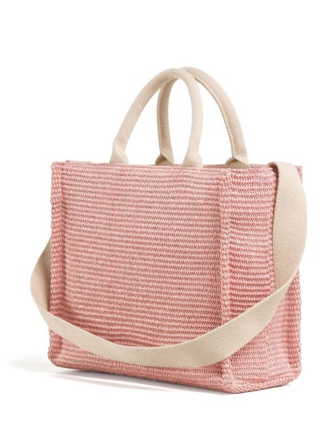 Marni small raffia tote bag - Pink - zdjęcie produktu nr 2