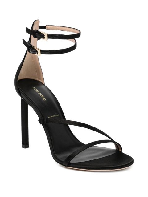 TOM FORD 105mm satin sandals - Black - zdjęcie produktu nr 2
