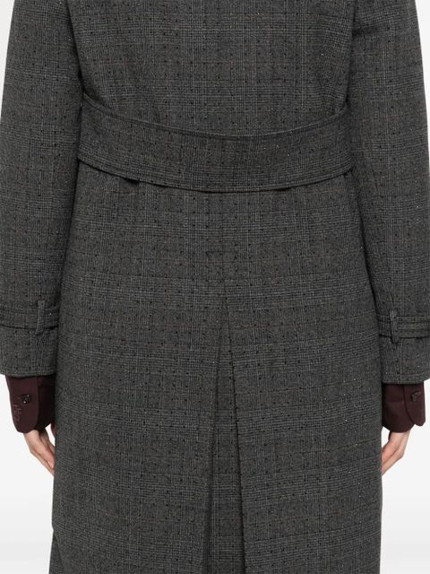 SANDRO crystal-embellished coat - Grey