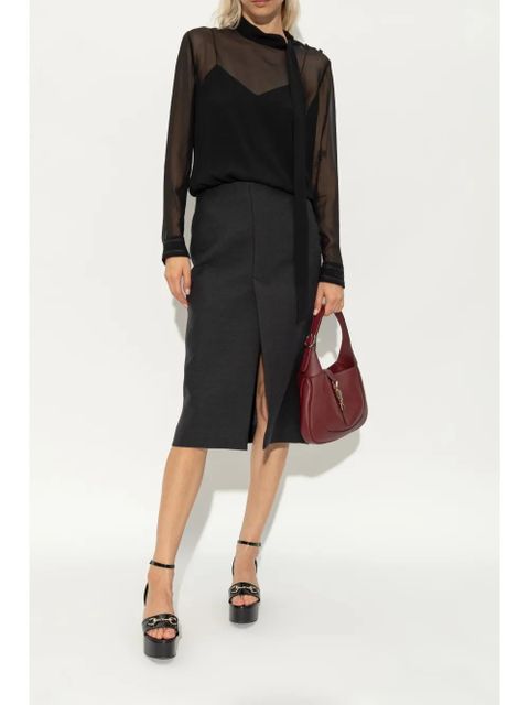 Gucci 80mm Horsebit sandals - Black