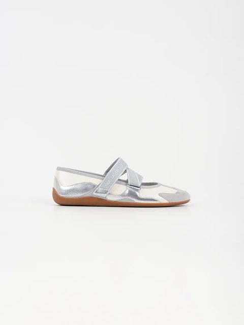 Karl Lagerfeld baleriny skórzane ALTIA - zdjęcie produktu nr 1