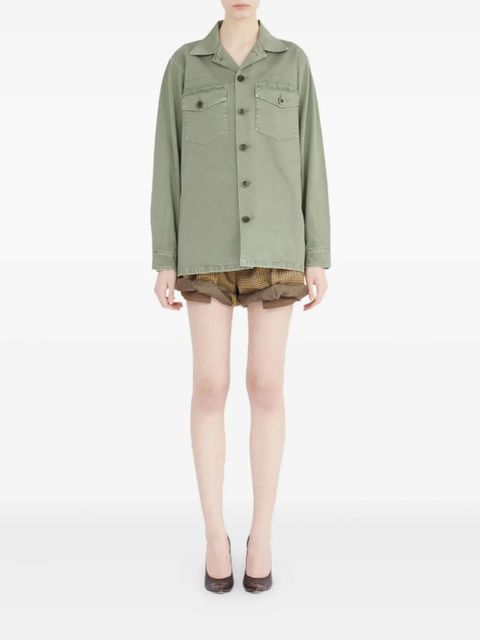 Maison Margiela cotton shirt - Green - zdjęcie produktu nr 2