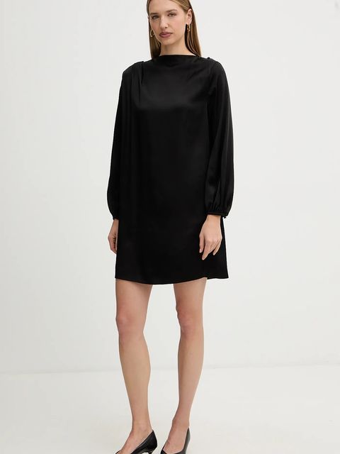 Weekend Max Mara sukienka CABINA kolor czarny mini prosta 2525226043600