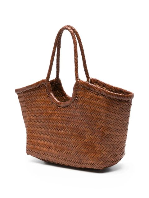 DRAGON DIFFUSION Nantucket woven tote bag - Brown