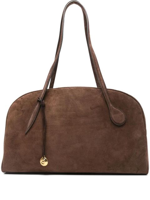 Liffner suede tote bag - Brown - zdjęcie produktu nr 1