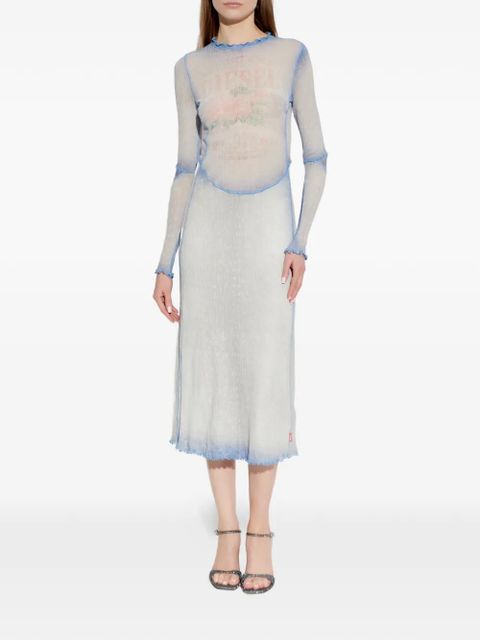 Diesel D-Anila floral print d-anila dress - Neutrals - zdjęcie produktu nr 2