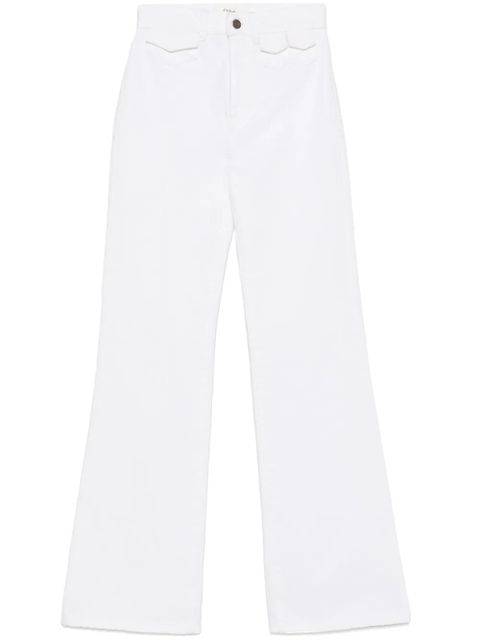 Chloé high-waisted straight-leg jeans - White - zdjęcie produktu nr 1