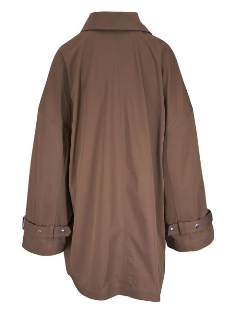 TOTEME zip-up cotton jacket - Brown