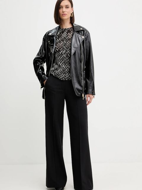 Simona Corsellini kurtka kolor czarny przejściowa A25CPGB00201 - zdjęcie produktu nr 2