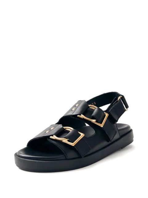 ALOHAS Harper double-buckle sandals - Black - zdjęcie produktu nr 2