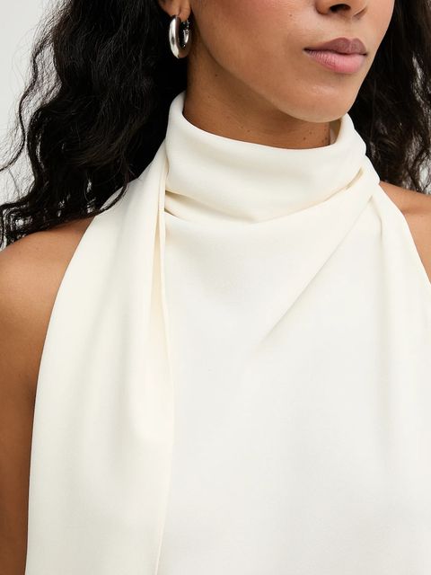 Marella bluzka MLTDALMATA damska kolor beżowy gładka 2613161023200