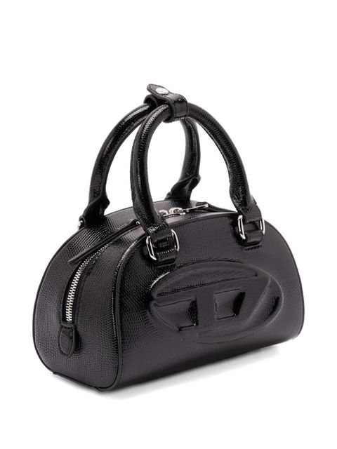 Diesel logo-embossed tote bag - Black