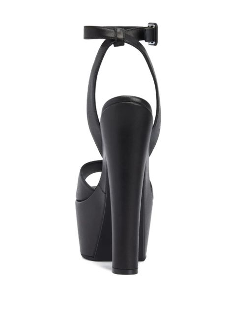 Giuseppe Zanotti Tarifa platform ankle-strap sandals - Black