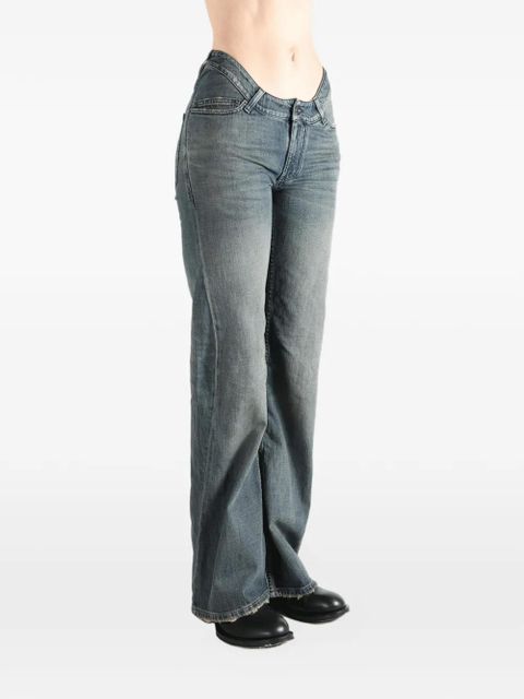 Balenciaga logo jeans - Blue