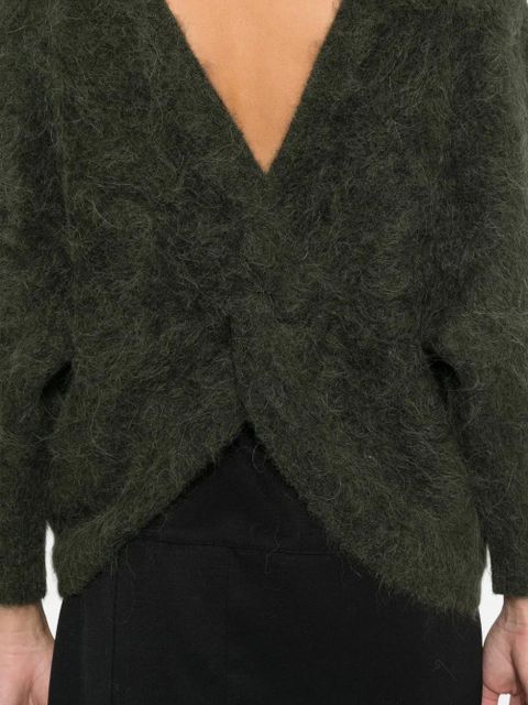 Ba&Sh Fill brushed-effect jumper - Green