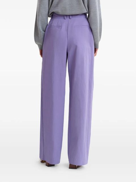 Essentiel Antwerp pleated wide-leg trousers - Purple